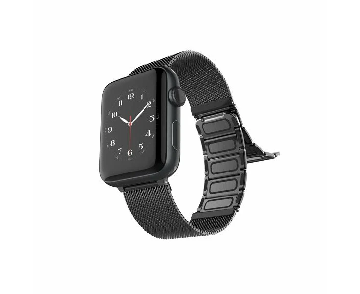 X- Doria Raptic Classic Stainless Steel Band/Strap For Apple Watch 42/44mm Black