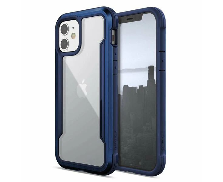 X-Doria Raptic Shield Protective Heavy Duty Case For Apple iPhone 12 Mini Blue