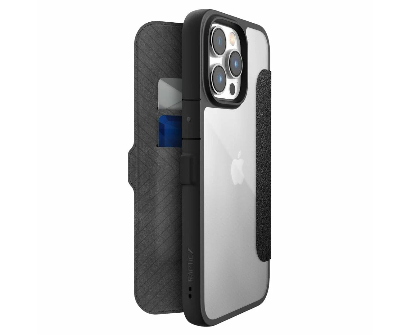 X-Doria Raptic Urban Folio Case Cover Protection For iPhone 14 Pro Max Black