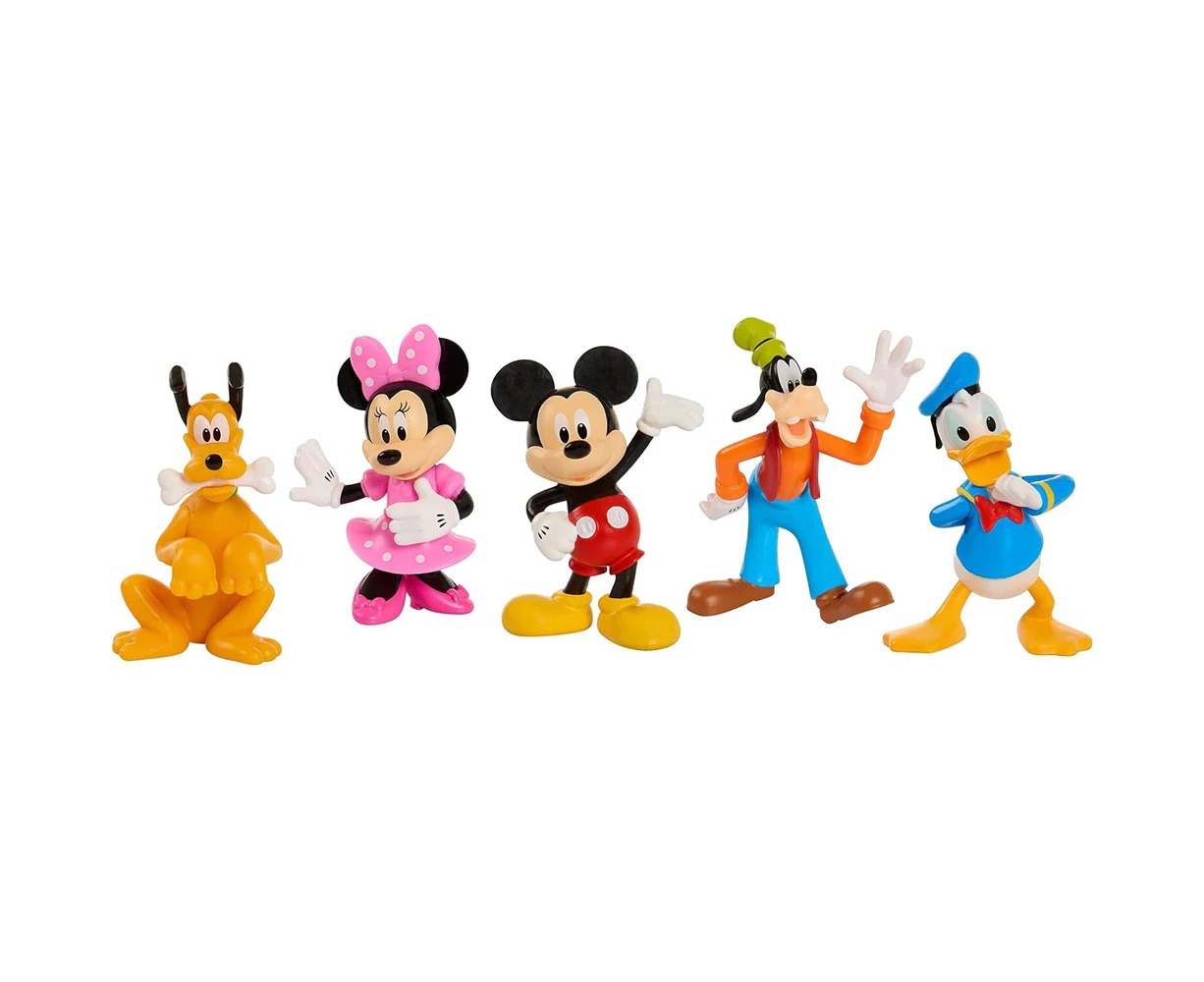 5pc Disney Junior Mickey & Friends Collectible Figures Set Childrens Toy 3+