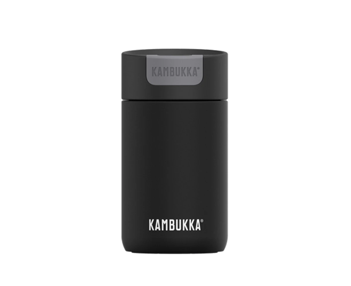 Kambukka Olympus 300ml Stainless Steel Tumbler Water Drink Container Jet Black