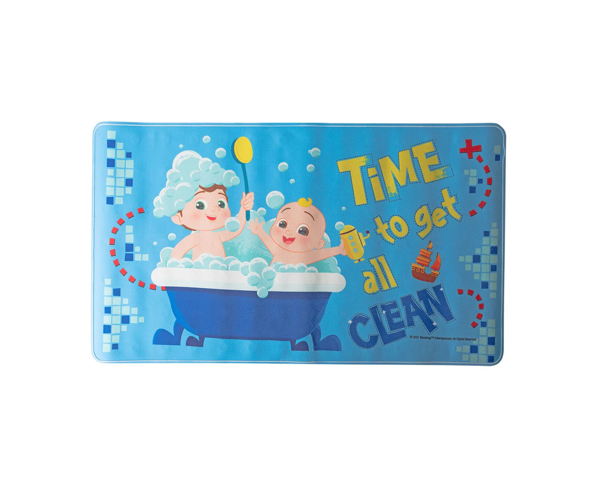 Cocomelon TPE Kids/Children Non-Slip Bath Mat Rectangle Bathroom Pad/Rug 12m+