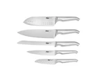 6pc Furi Cook/Chefs Knives & Stone Block Set Kitchen Utensil Snow Terrazzo