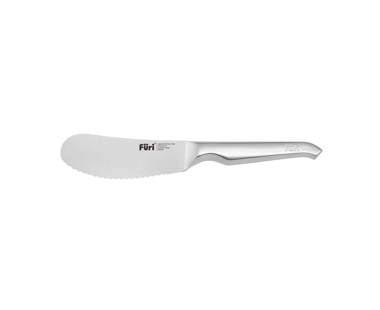 Furi Pro Japanese Steel Sandwich Knife Serrated Reverse-Wedge SLV 11cm Blade