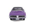 Maisto 1:18 1969 Dodge Charger R/T Purple with Black Roof Model Car Toy 3y+