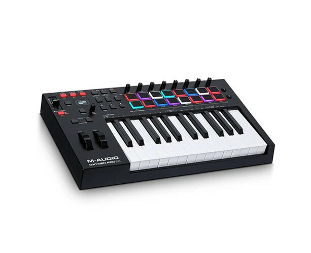 M-Audio Oxygen Pro 25 USB 49cm Keyboard Controller Semi-Weighted 25-Key MIDI BLK