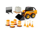 John Deere 1:16 Big Farm Skid Steer w/ Accessories Set