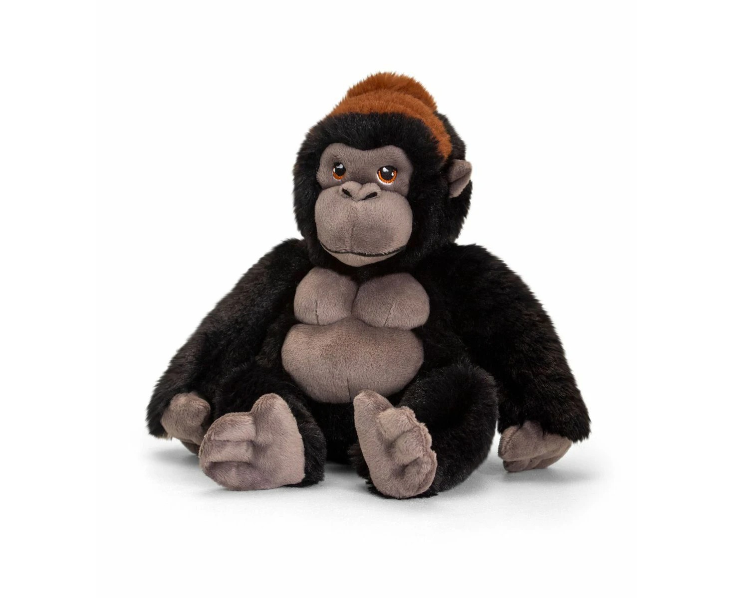 Keeleco 20cm Gorilla Kids/Children Animal Soft Plush Stuffed Toy Black 3y+