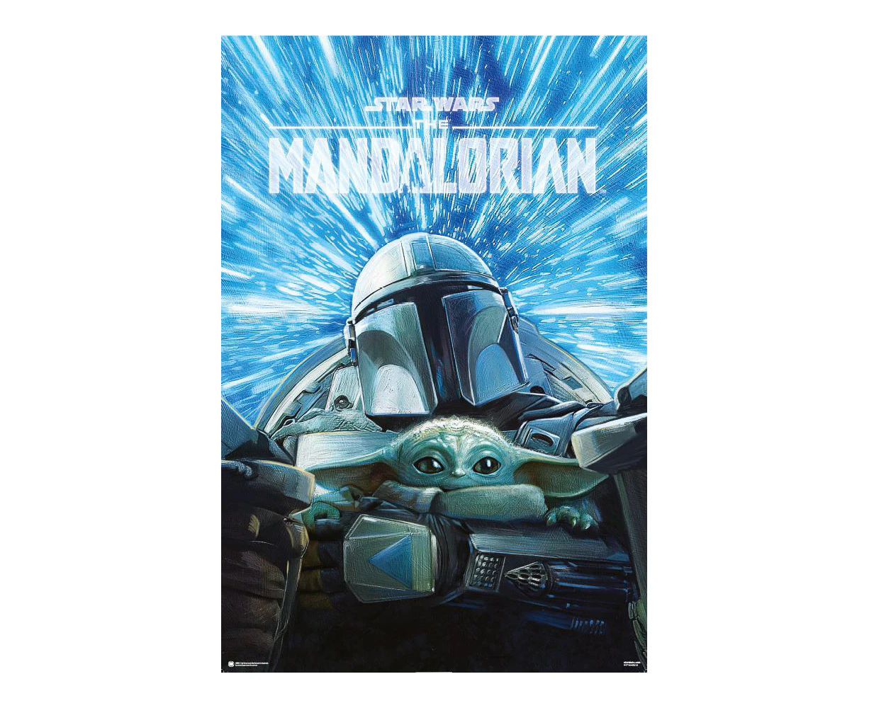 Impact Merch Mandalorian Ready For Adventure Regular Sized Wall Poster 92x61cm