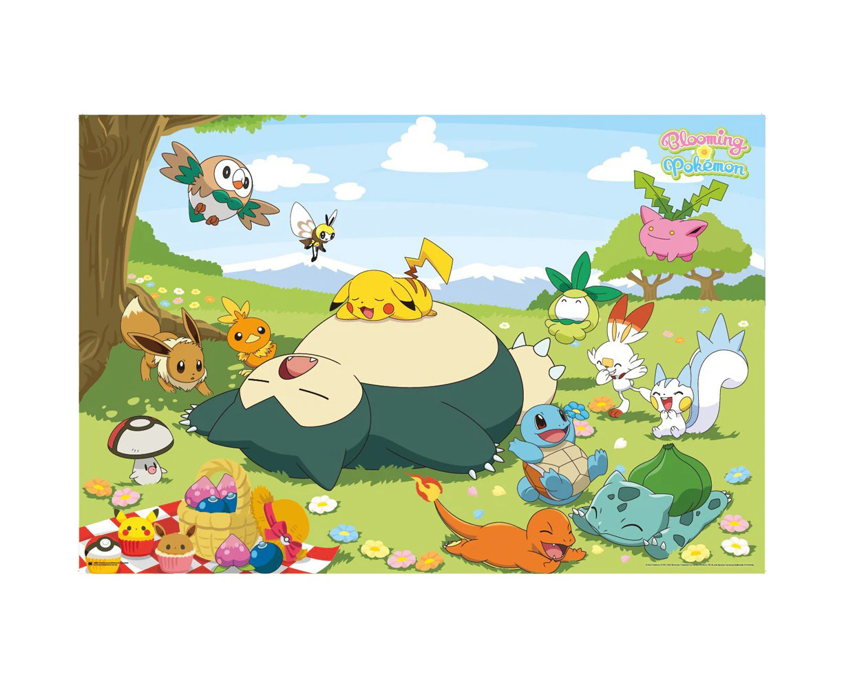 Impact Merch Pokemon Blooming Picnic Wall Decor Regular Sized Poster 92x61cm