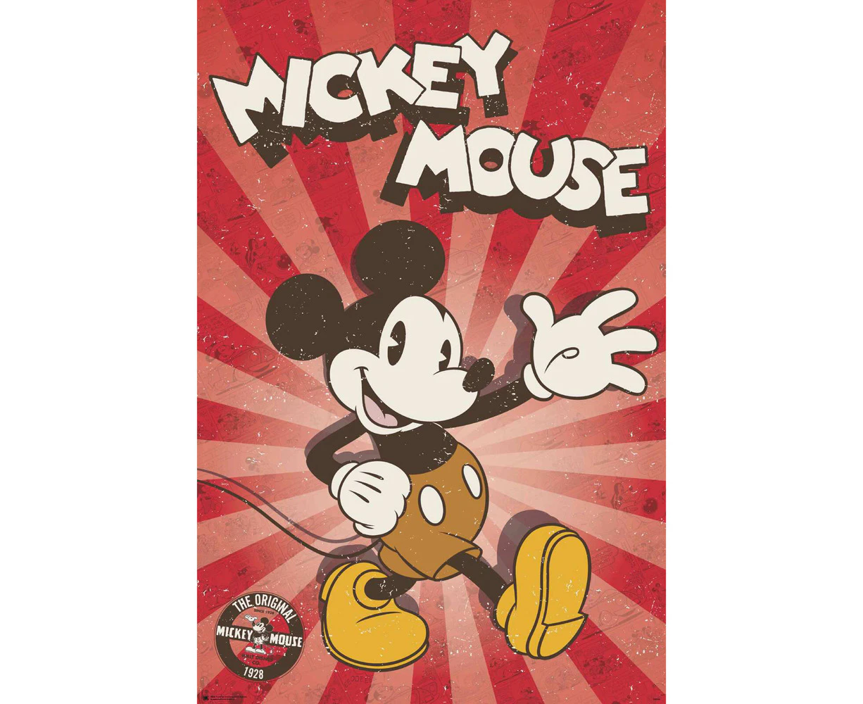 Impact Merch Disney Mickey Mouse The Original Regular Sized Poster Decor 92x61cm