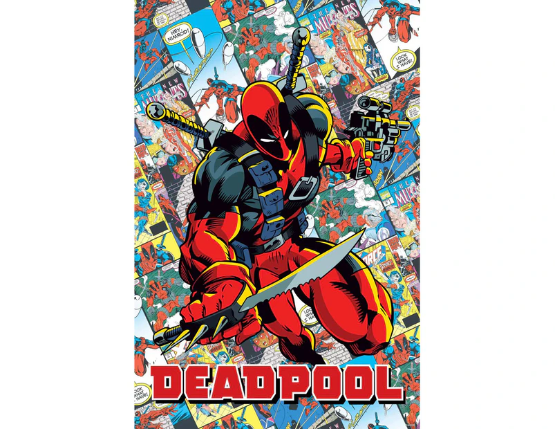 Impact Merch Marvel MCU Deadpool Comic Covers Regular Sized Wall Poster 92x61cm