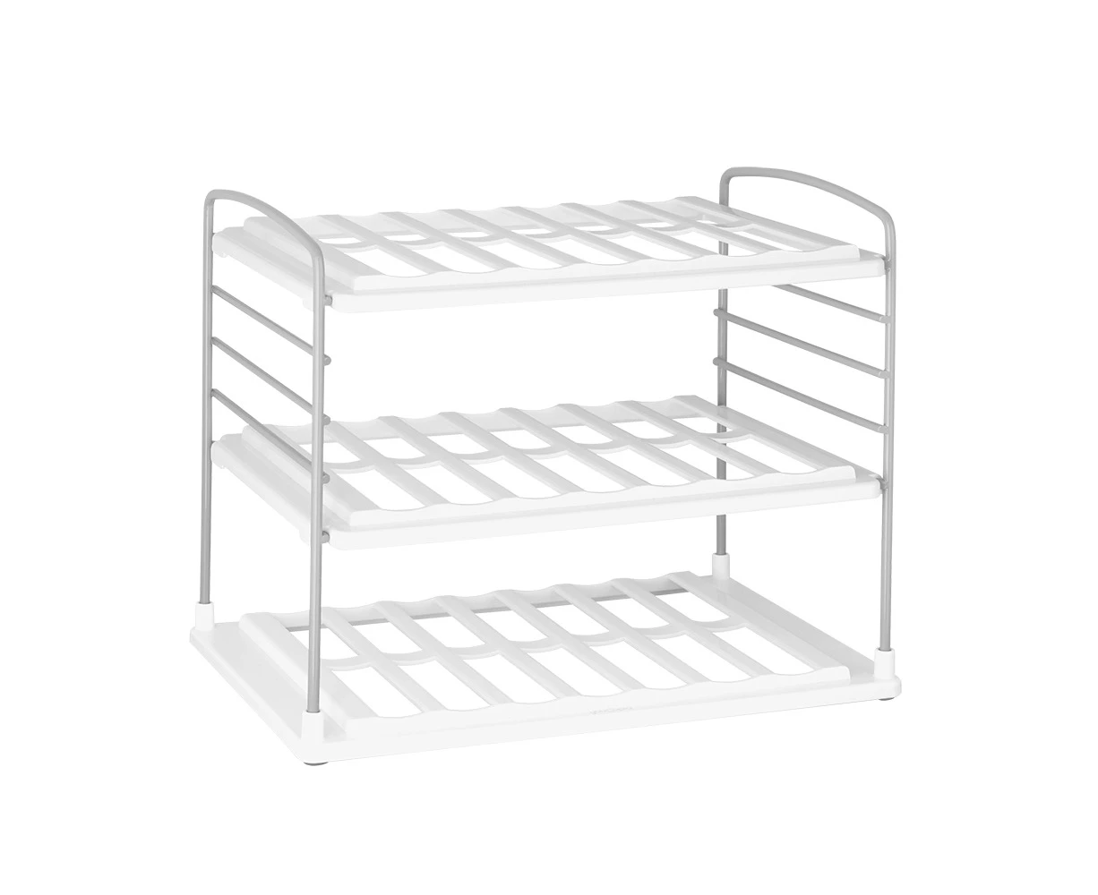 Youcopia Upspace 3-Shelf Drink Bottle Shelving Organiser Rack 29x19x23cm