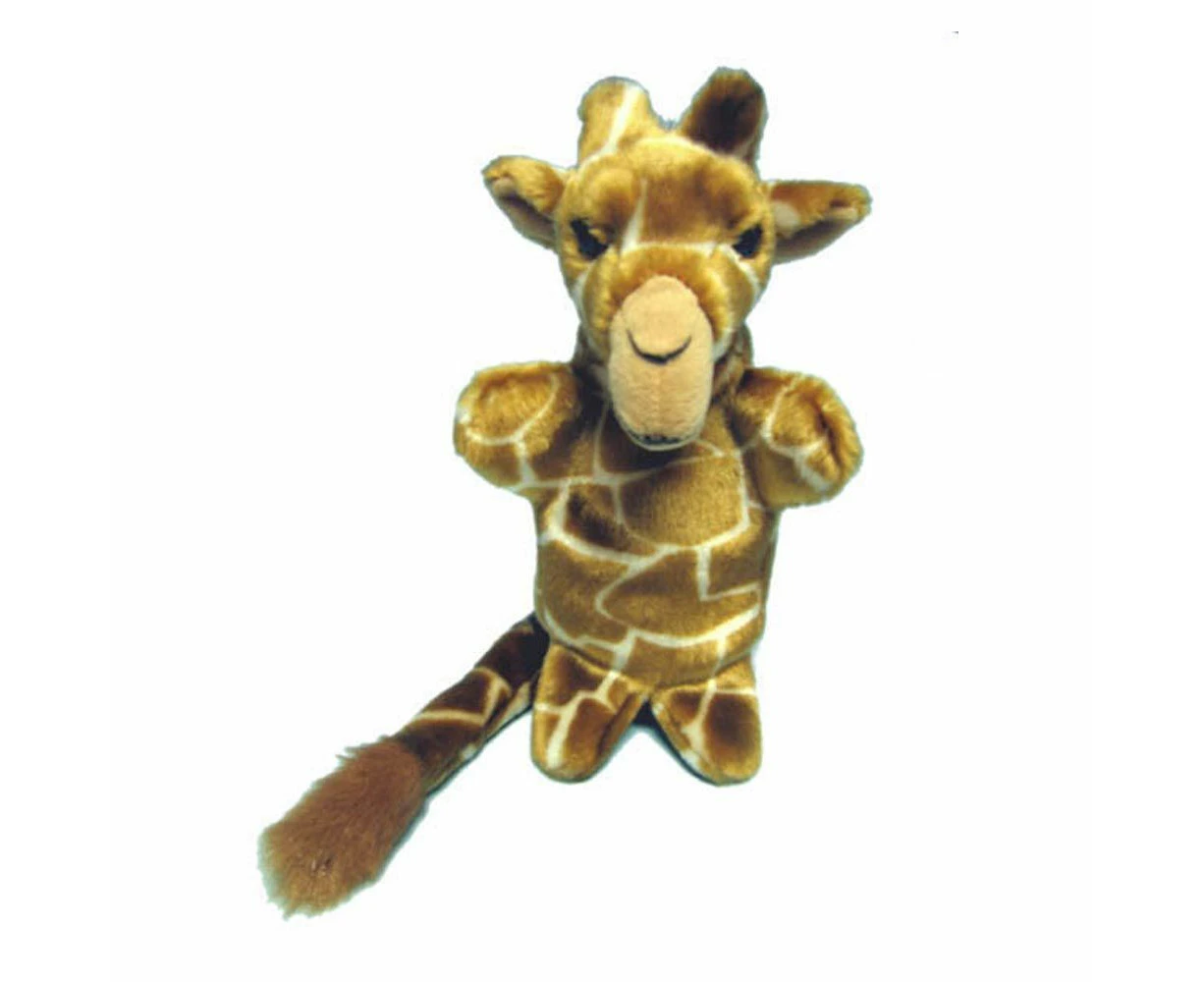 Korimco 25cm Giraffe Kids/Children Body Puppet Role Play Soft Toy 3y+ Brown