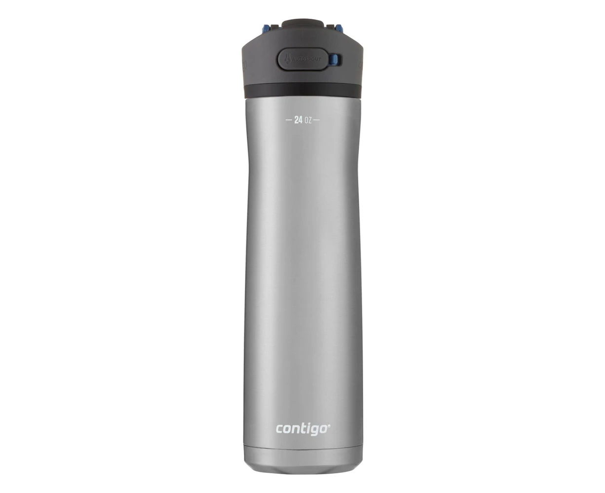 Contigo Ashland Chill 2.0 Autospout 709ml Stainless Steel Drink Bottle Silver