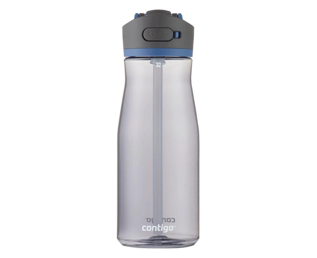 Contigo Ashland 2.0 Autospout 946ml Plastic Water Bottle Container Blue Corn