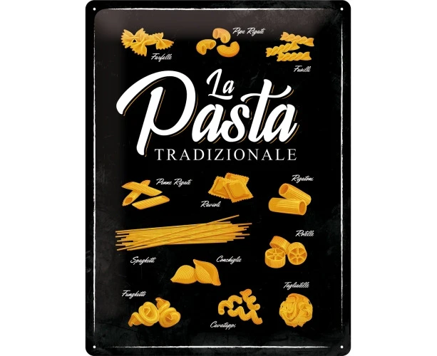 Nostalgic Art Pasta Tradizionale 30x40cm Large Metal Tin Sign Kitchen Wall Decor