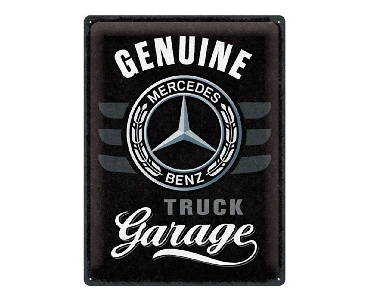 Nostalgic Art 30x40cm Large Metal Sign Daimler Genuine Truck Garage Home Decor