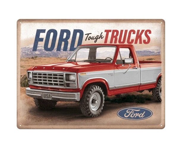 Nostalgic Art Ford Tough Trucks F250 Ranger Special Edition 30x40cm Large Sign