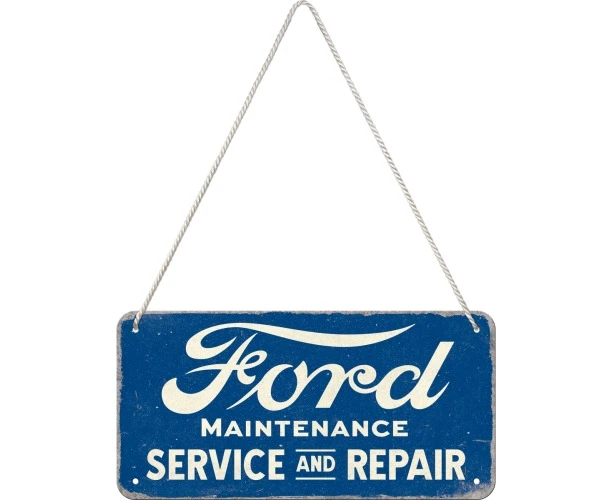 Nostalgic Art Metal 10x20cm Wall Hanging Sign Ford Service & Repair Home Decor