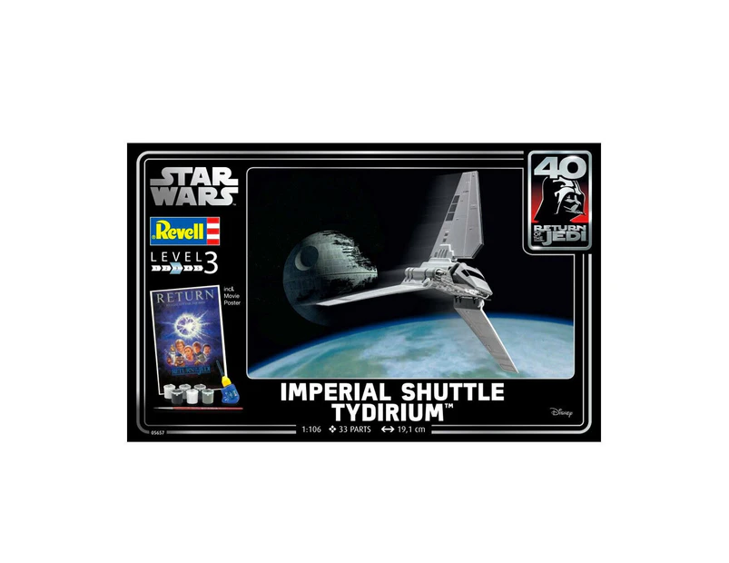 Revell 1:106 Imperial Shuttle Tydirium Gift Set Scale Model Kids Toy 10y+