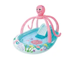 Intex Friendly Octopus Kids/Childrens Inflatable Pool Play Center Toy w/ Rings