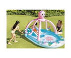 Intex Friendly Octopus Kids/Childrens Inflatable Pool Play Center Toy w/ Rings