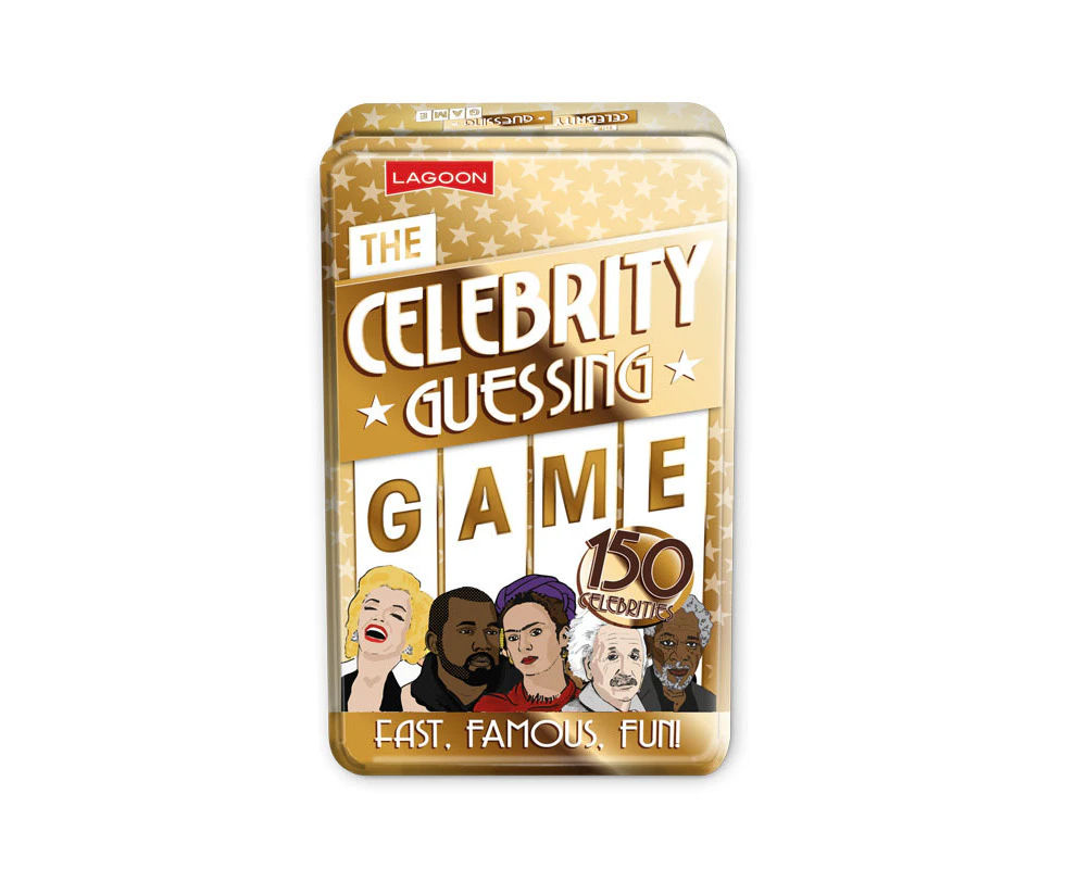 Tinned Lagoon The Celebrity Guessing Game Party/Event Kids/Teens Activity Toy 8+