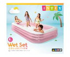 Intex Swim Center Inflatable Vinyl Family Swimming Pool Kids Outdoor Fun 6+ Pink