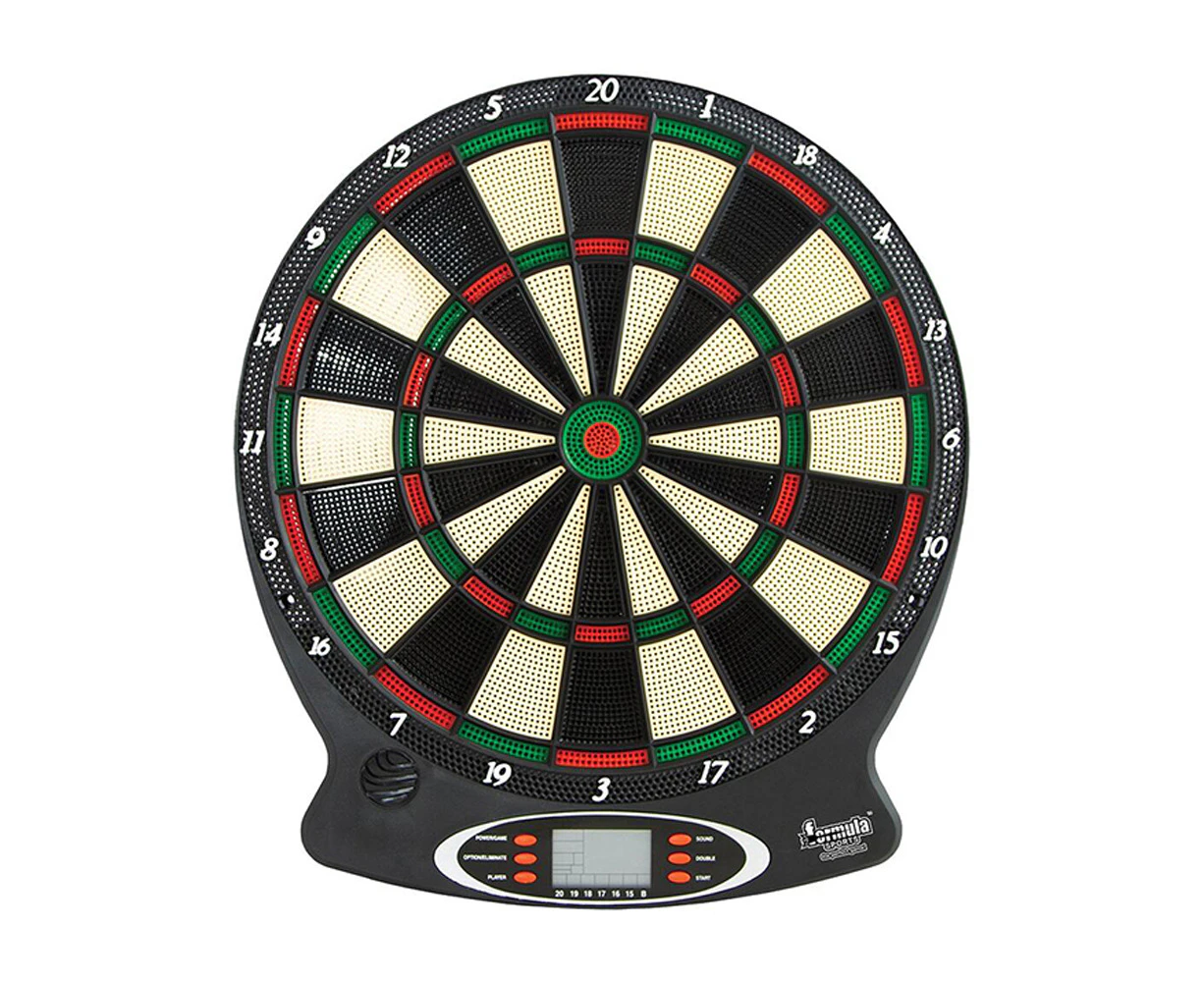 Formula Sports 180 Machine Electronic Game Play Dartboard LCD Display w/6 Darts