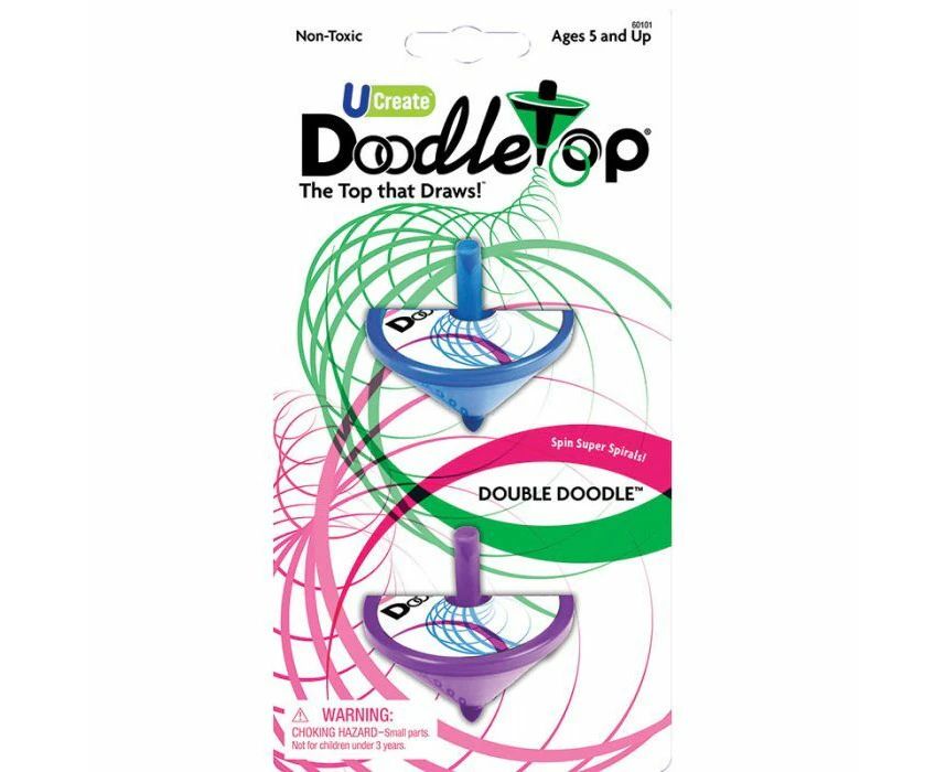 Great Explorations Doodletop Double Doodle Draw Art Interactive Activity Toy 5+