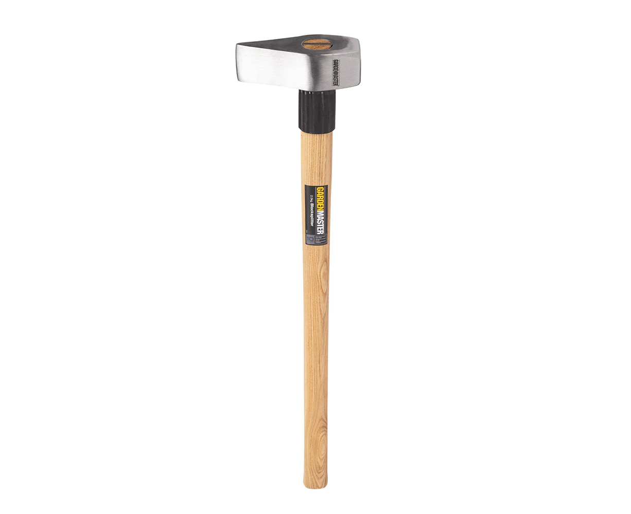 Gardenmaster 2.5kg Blocksplitter Wood Chisel Shaped w/ Hardwood Timber Handle