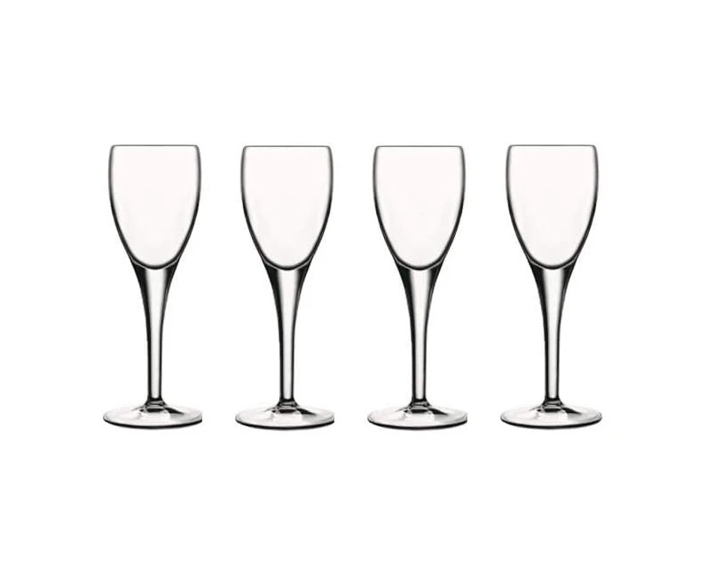 4pc Luigi Bormioli Masterpiece 70ml Liqueur Glasses Set Drinking Stemware CLR