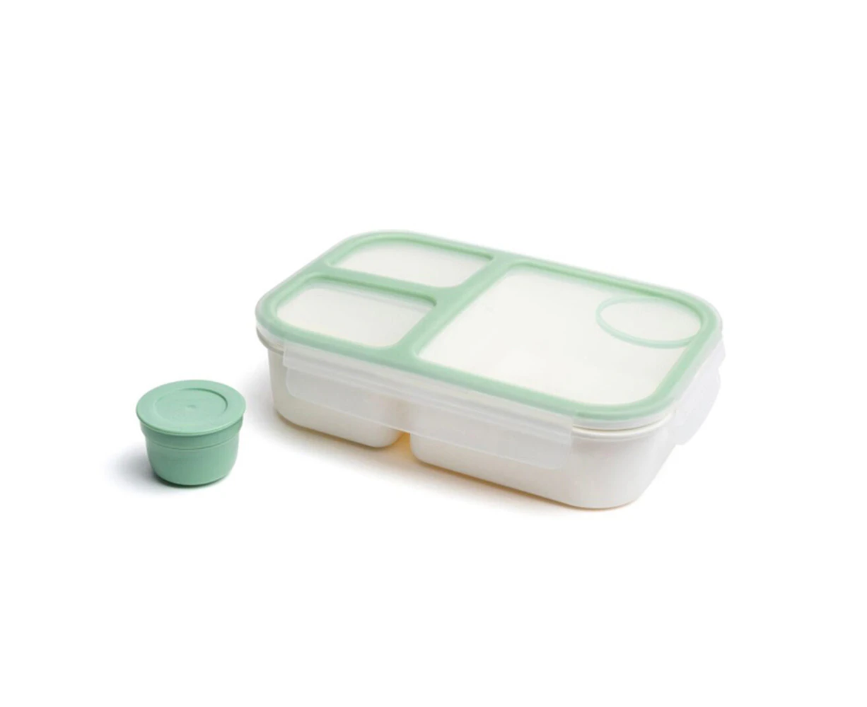 Locknlock 980ml To-Go 3-Compratment Airtight Bento Box Lunchbox Storage Mint