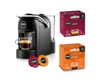 Lavazza Pod Capsule Coffee Machine with 64 BONUS PODS Cappuccino Latte Espresso