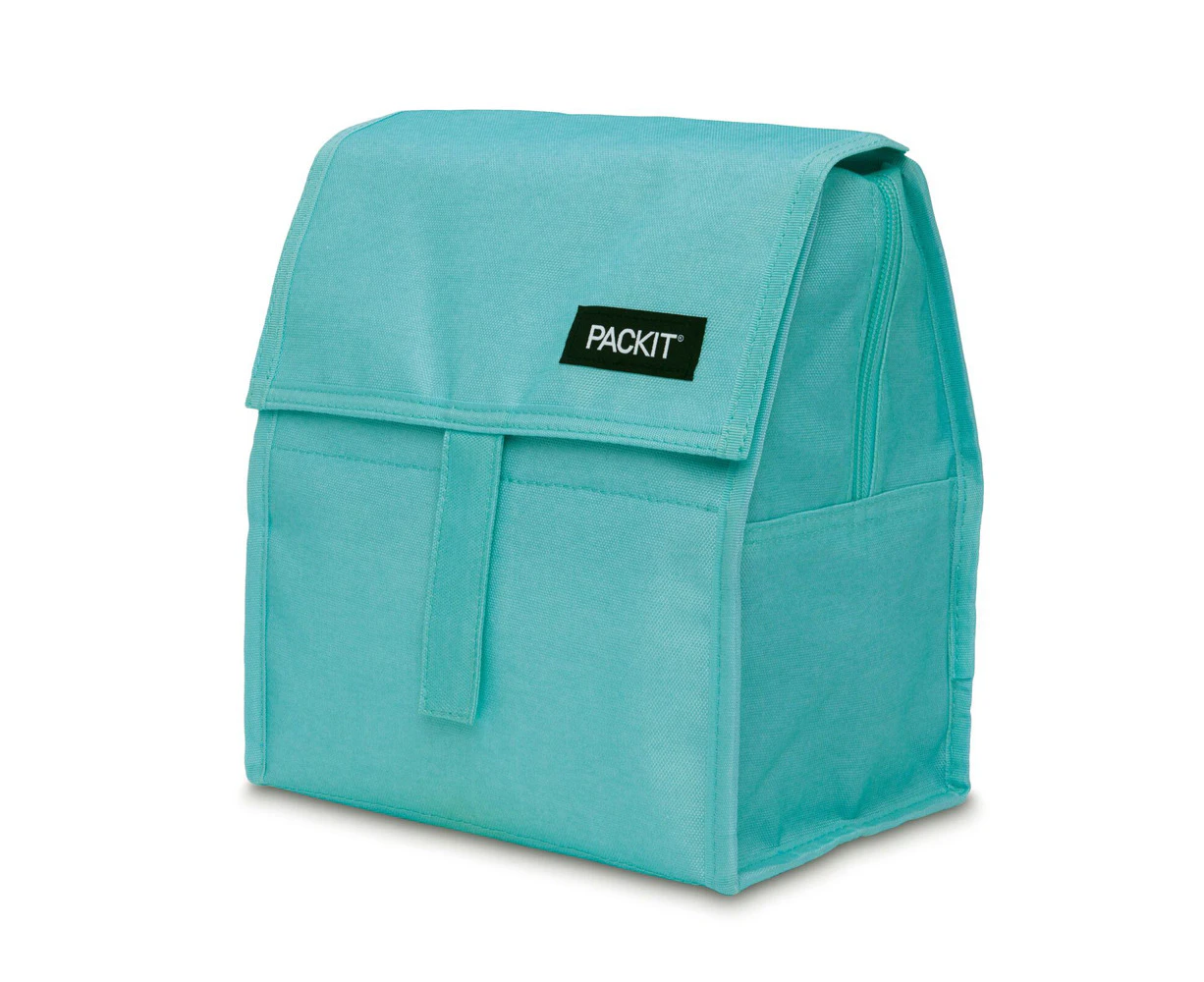 Packit Freezable Lunch Bag Chiller Travel/Outdoor Food Storage Container Mint