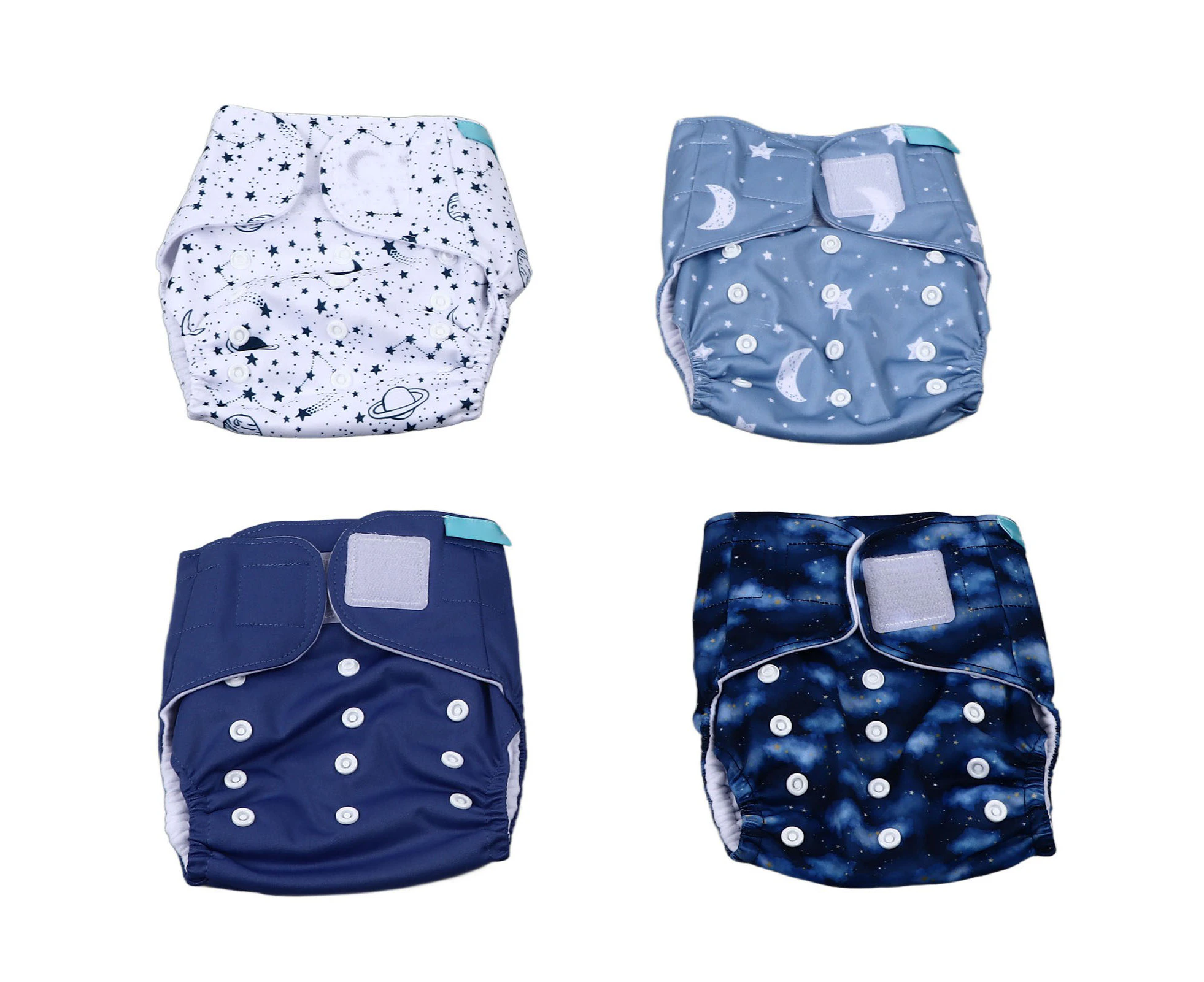 Baby Diapers Soft Breathable Waterproof Washable Wide Crotch Cut Toddler Training Underwear for Children 3kg to 15kg