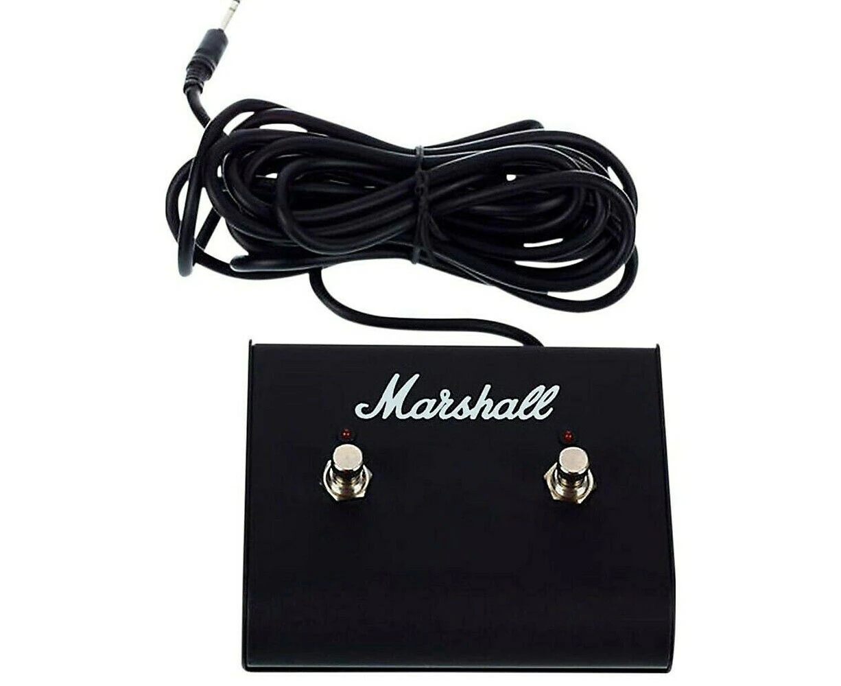 Marshall PEDL-91003 Dual Latching LED Footswitch Pedal for Amplifier Speaker