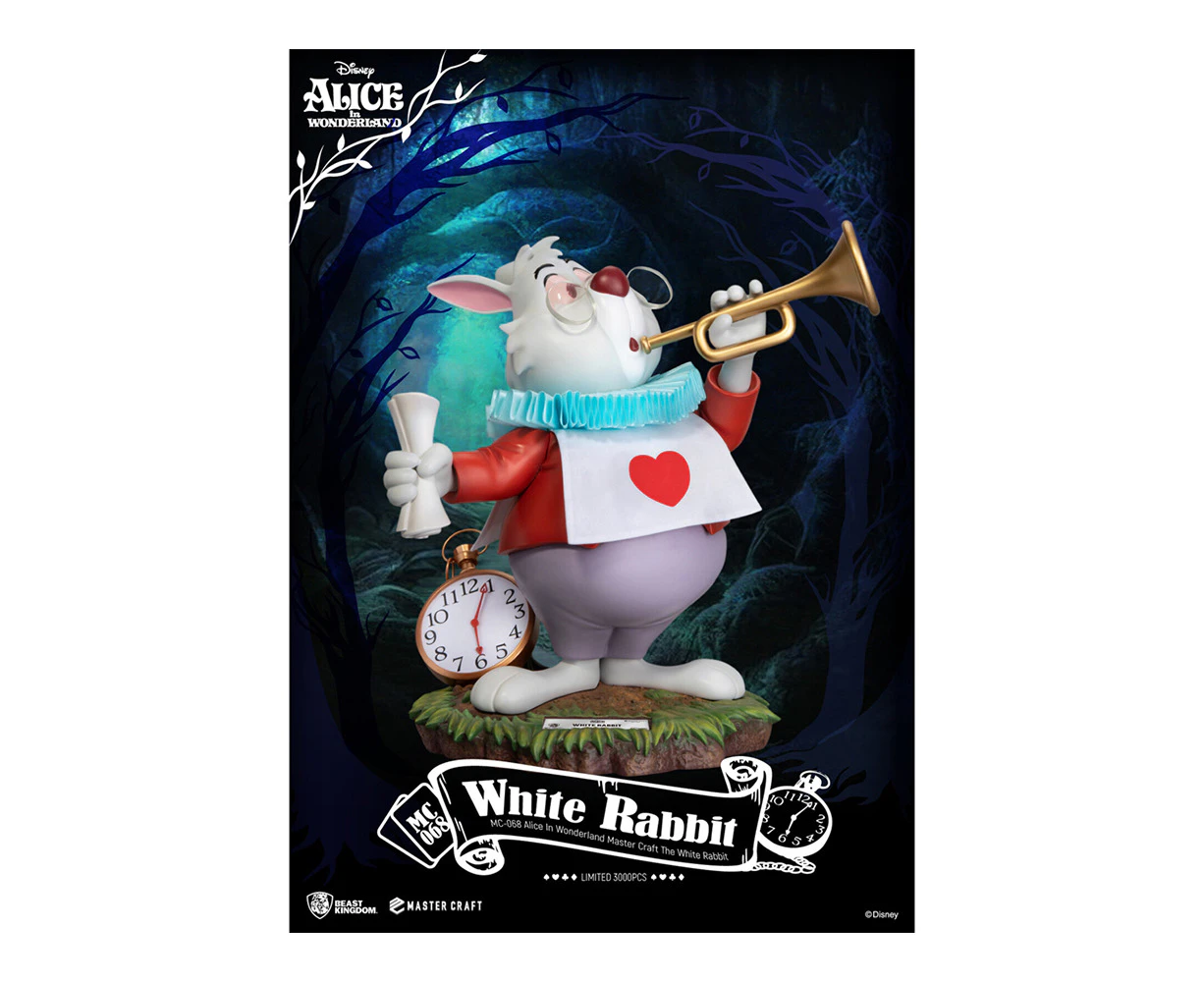 Beast Kingdom Master Craft Alice In Wonderland the White Rabbit Figurine Model