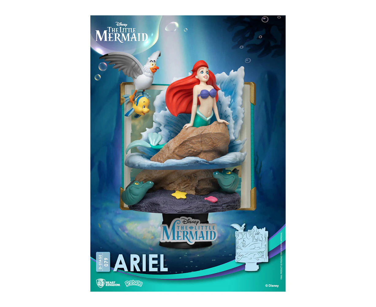 Beast Kingdom D Stage Story Book Series The Little Mermaid Ariel Themed Model