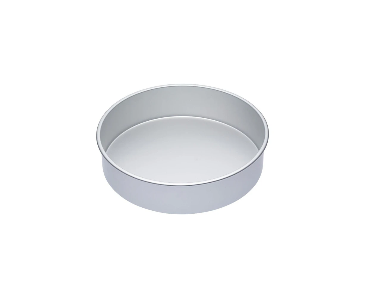 Mastercraft Anodised 30cm Round Deep Cake Pan Non-Stick Mould Baking Tray Silver