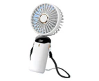 Koolmaxx Ultra 3-in-1 Rechargeable Portable Fan - White