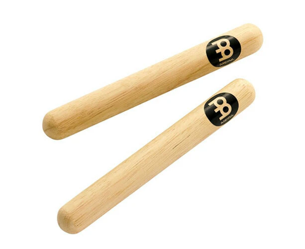 2PK Meinl Percussion 20.32cm Wooden Claves Stick/Sound Musical Instrument Brown