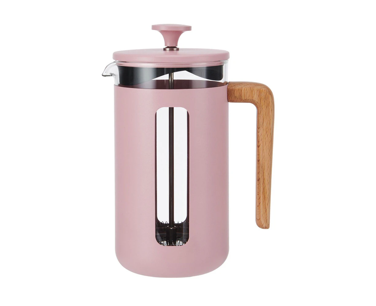 La Cafetiere Pisa 8-Cup 1L Stainless Steel/Glass Coffee French Press Maker Pink