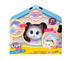 Little Live Pets My Kitty's Home Kids Interactive Play Plush Toy Playset 5+