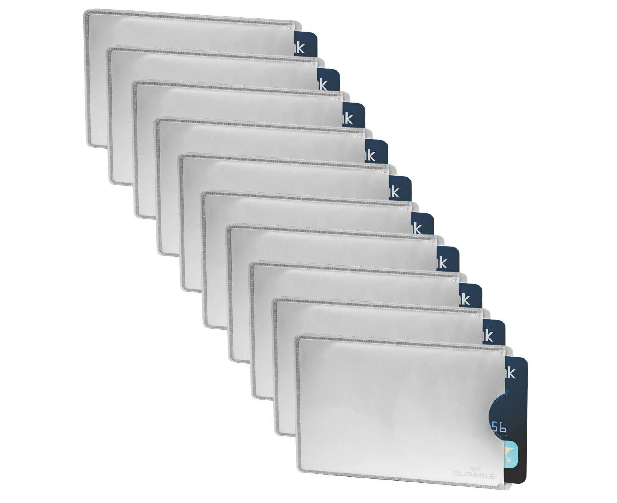 10PK Durable 9cm ID/Card Holder RFID Secure Storage Protective Sleeve Opaque