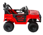 Lenoxx Kids' 4x4 Jeep 12V Motorised Ride-On - Red