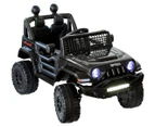 Lenoxx Kids' 4x4 Jeep 12V Motorised Ride-On - Black