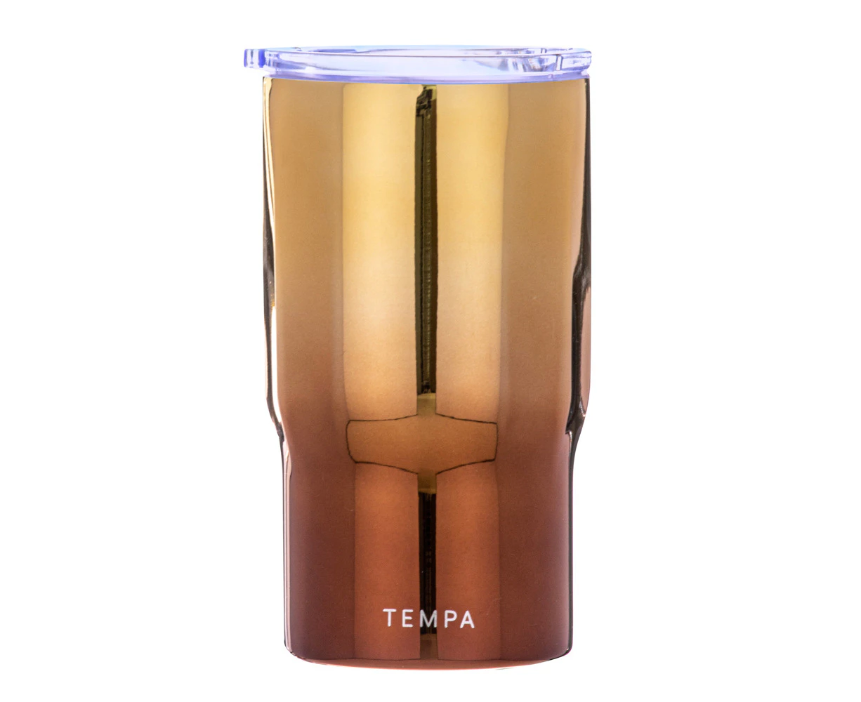 Tempa Asher 450ml Stainless Steel Double Walled Drink Bottle Water Tumbler Gold