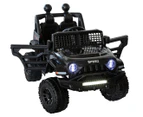 Lenoxx Kids' 4x4 Jeep 12V Motorised Ride-On - Black